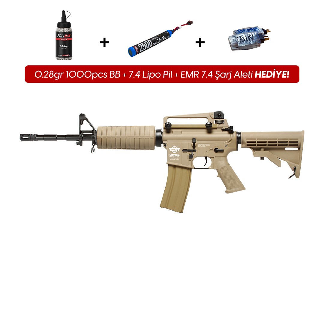 G&G CM16 Carbine Tan Airsoft Tüfeği