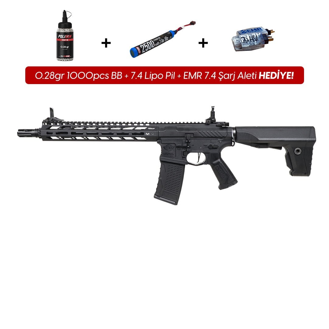 G&G CM16 SRXL M-LOK Siyah Airsoft Tüfeği