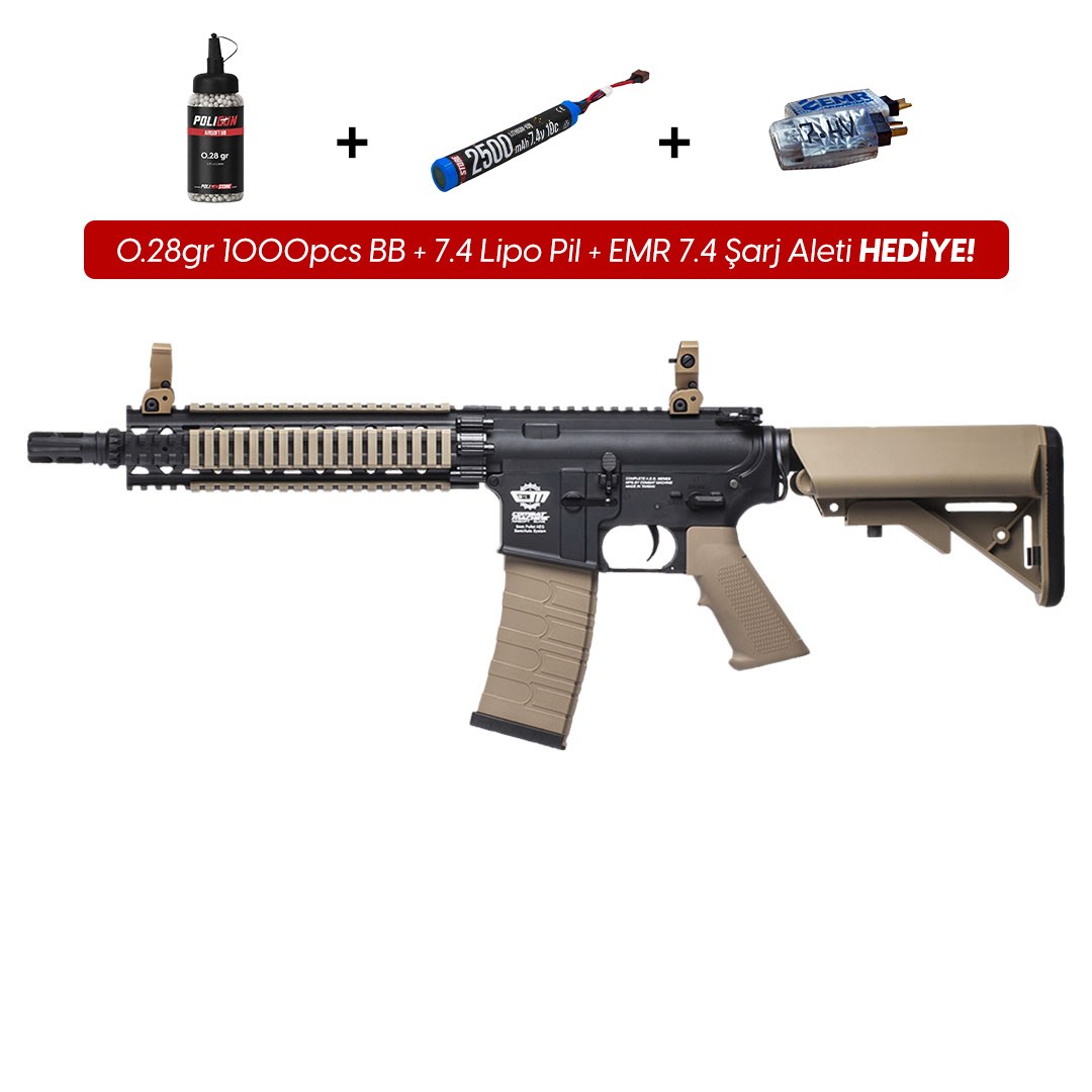 G&G CM18 MOD1 Siyah Airsoft Tüfeği