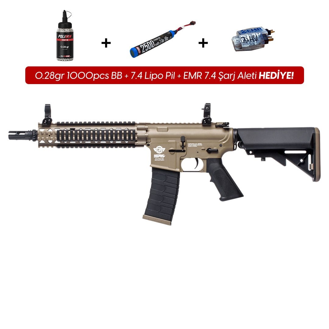G&G CM18 MOD1 Tan Airsoft Tüfeği
