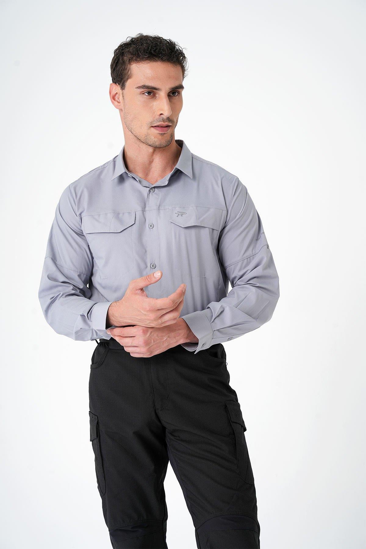 MECANIK® Prime Mete Gömlek - A.GRİ