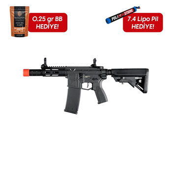 Evolution Ghost XS EMR S Carbontech ETS Airsoft Tüfeği + 7.4v LiPo Pil