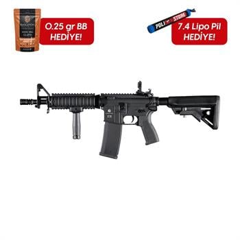 Evolution Recon Superlite MK18 Mod 0 Carbontech Airsoft Tüfeği + 7.4v LiPo Pil + BB