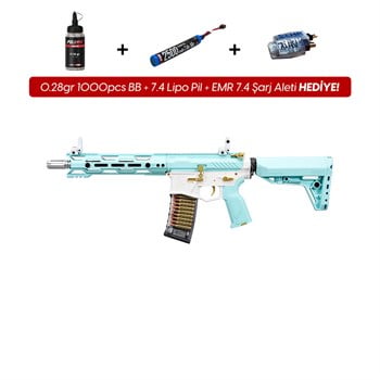 G&G CM16 Stealth 556 Mavi Airsoft Tüfeği