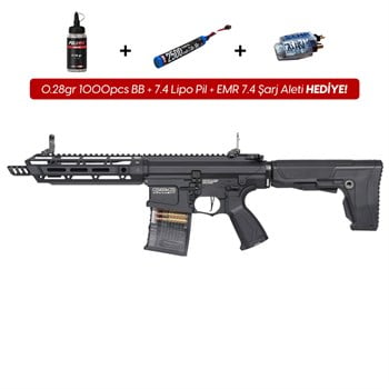 G&G TR16 SBR 308 MKII Siyah Airsoft Tüfeği