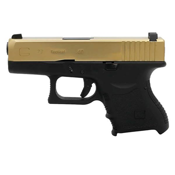 We Glock 27 Gen3 Titanium Gold Airsoft Tabanca