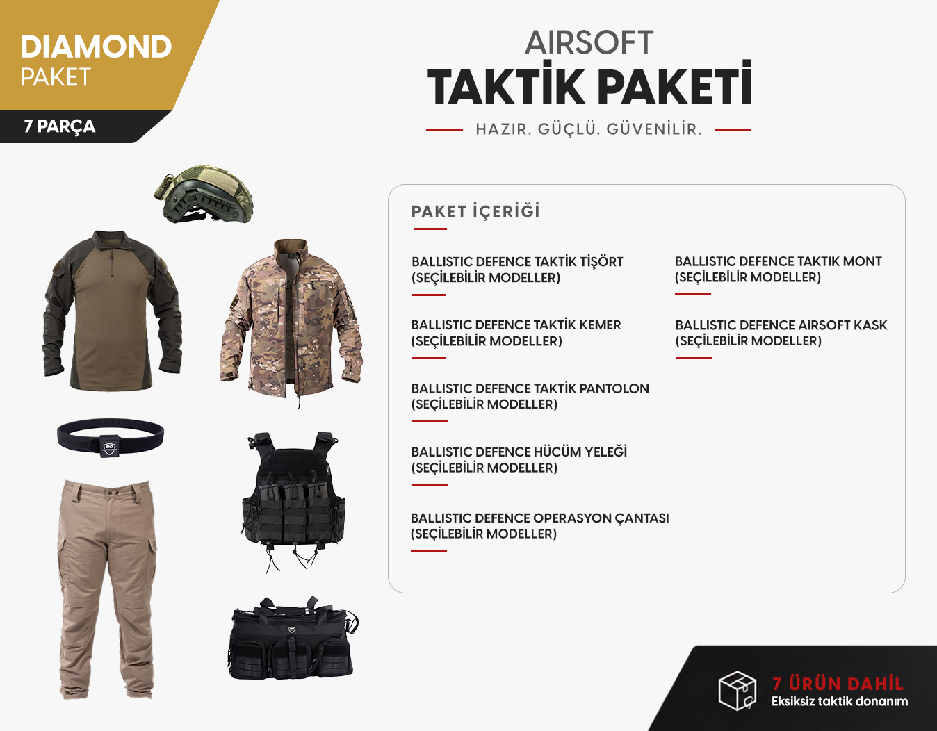 Airsoft Taktik Paket - Diamond Paket
