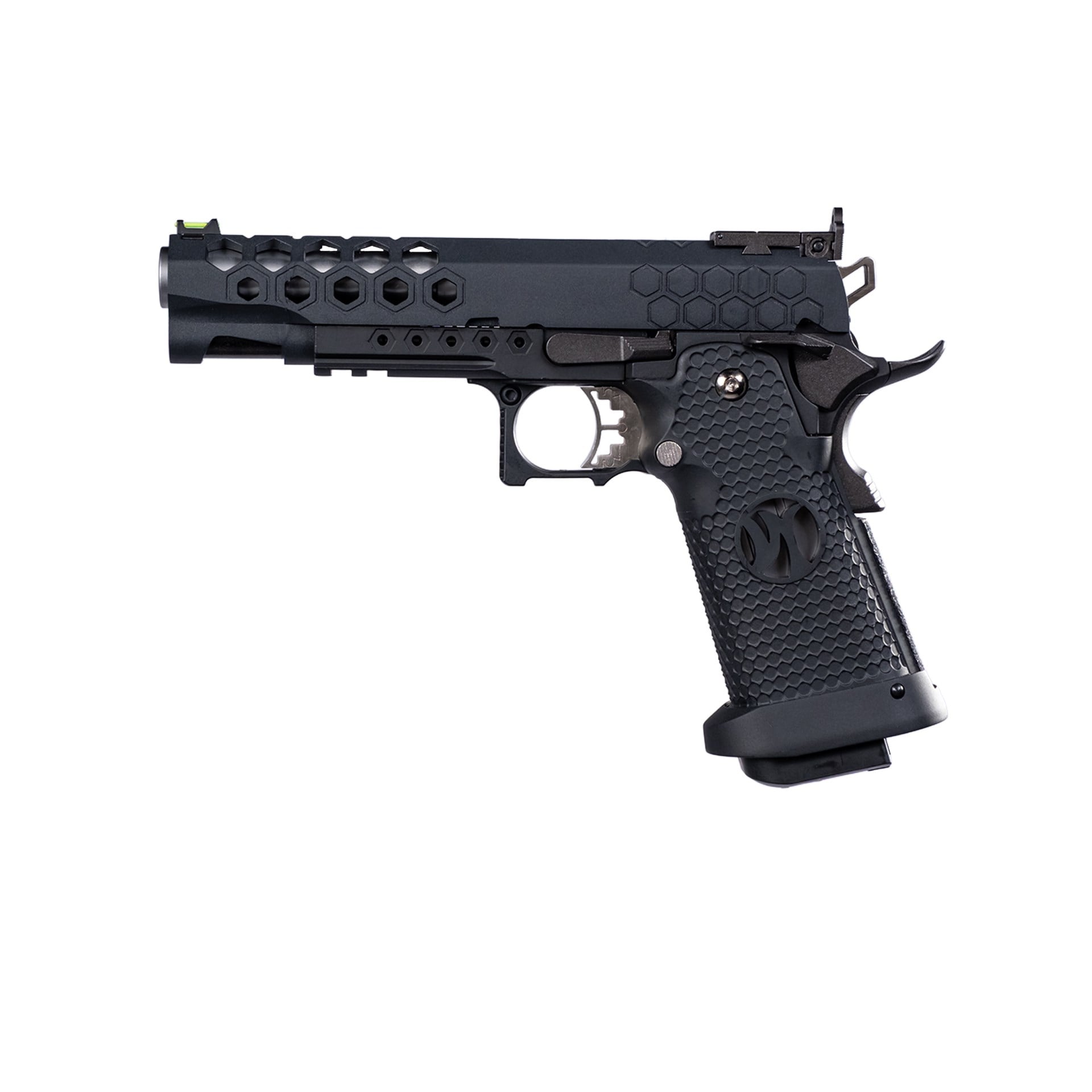 AW Custom 5.1 HEX-CUT Hi-Capa Siyah Airsoft Tabanca