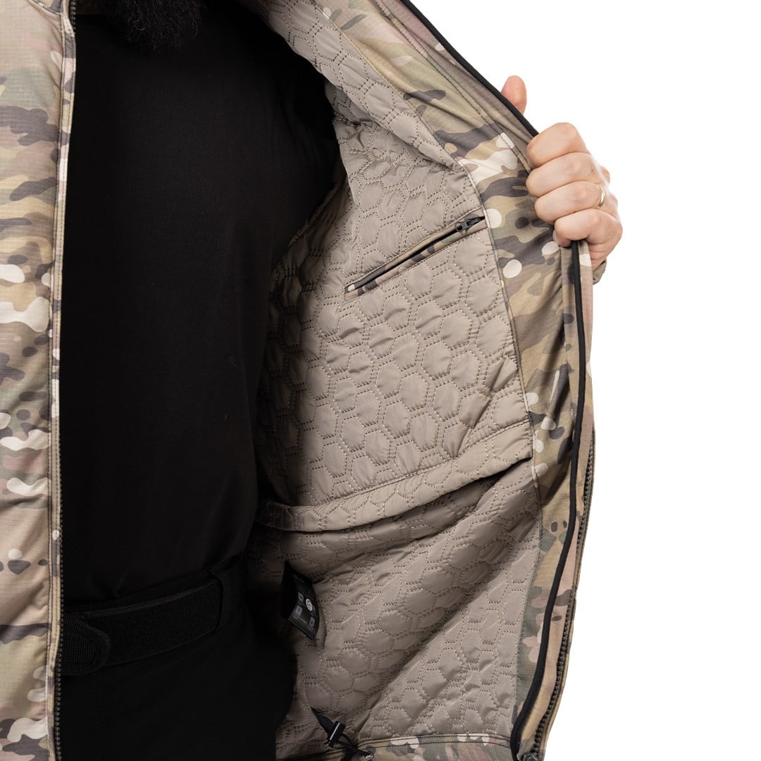 Ballistic Defence | PHANTOM 1.0 Seviye IIIA Kurşun Geçirmez Combat Mont Ceket - YEŞİL KAMUFLAJ