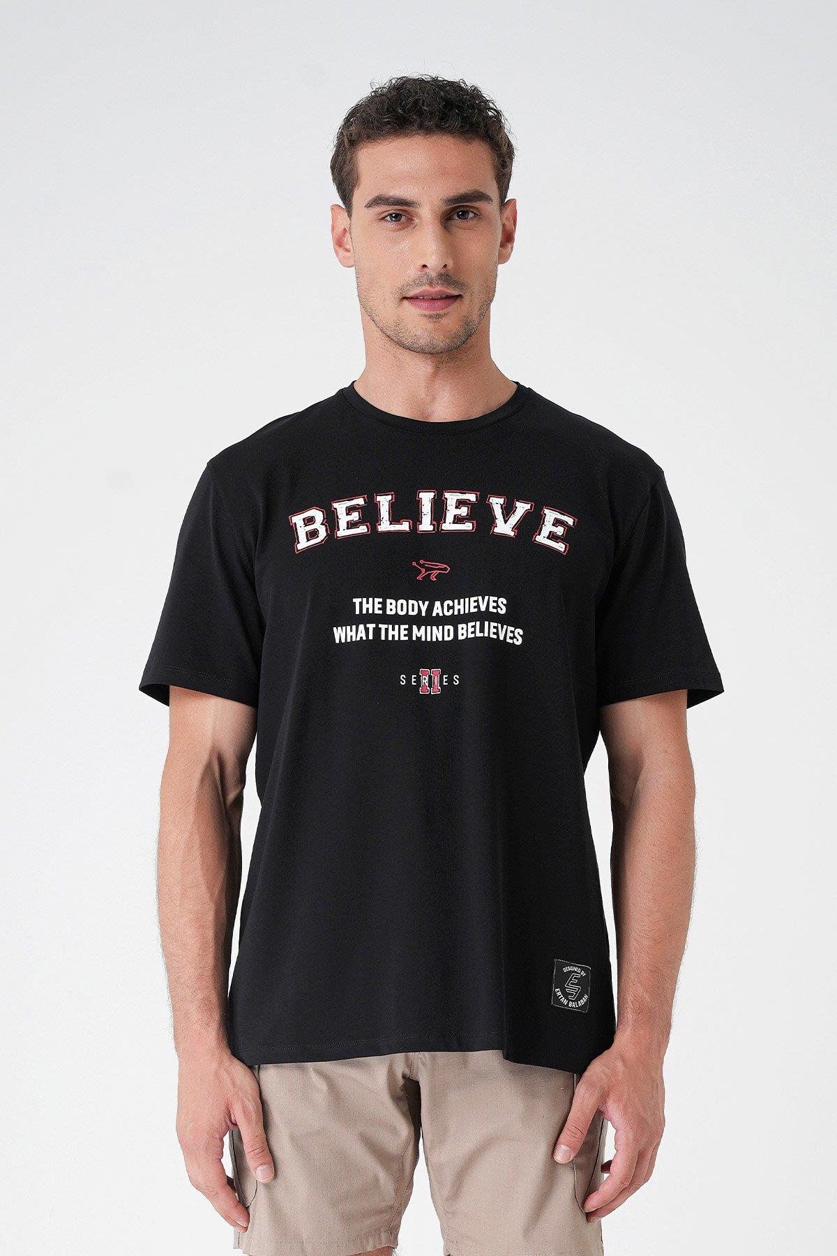 Believe T-Shirt By Ertan Balaban - SİYAH