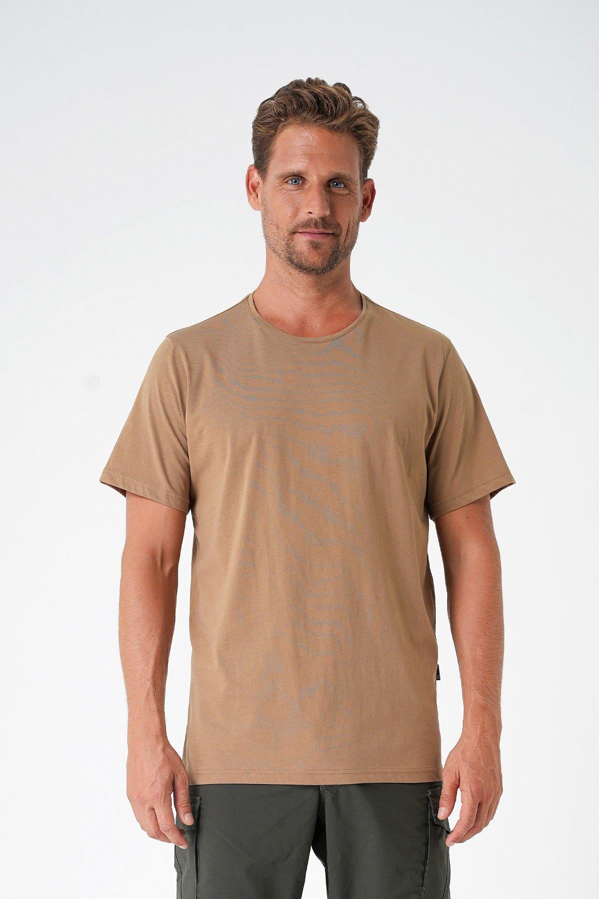 Casual Neo Organic T-Shirt - CAMEL