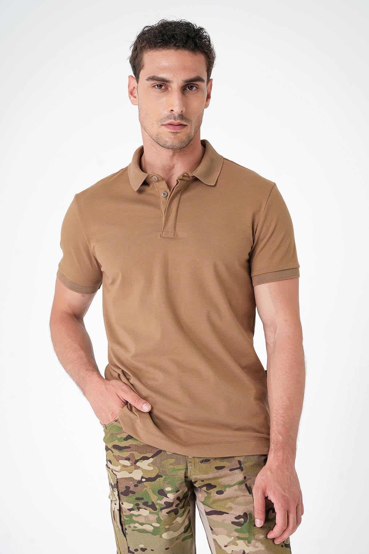 Casual Ryker Polo T-Shirt - CAMEL