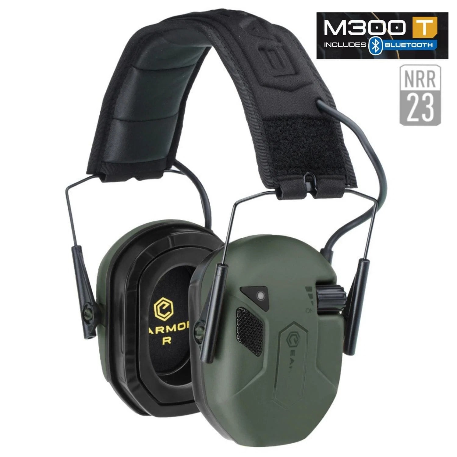 Earmor M300T Bluetooth Elektronik Atış Kulaklığı - Foliage Green