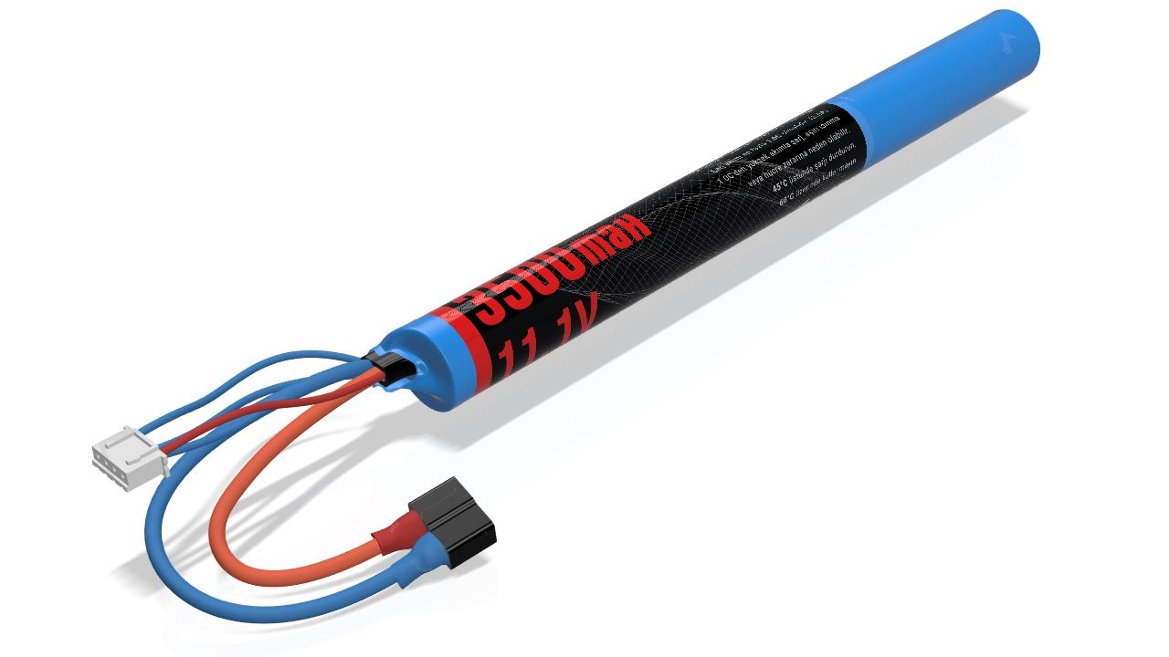 EMR 11.1V 3500mAh Çubuk - TPlug Airsoft Tüfek Pili