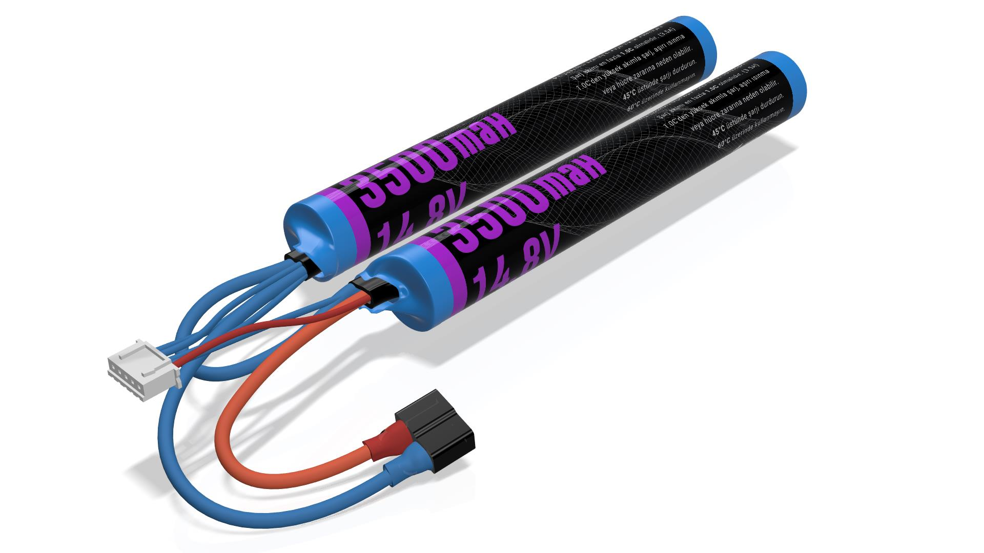 EMR 14.8V 3500mAh 2 Yaprak - TPlug Airsoft Tüfek Pili