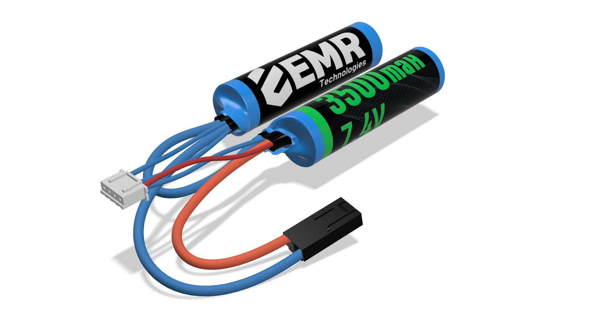 EMR 7.4V 3500mAh 2 Yaprak - Tamiya Airsoft Tüfek Pili