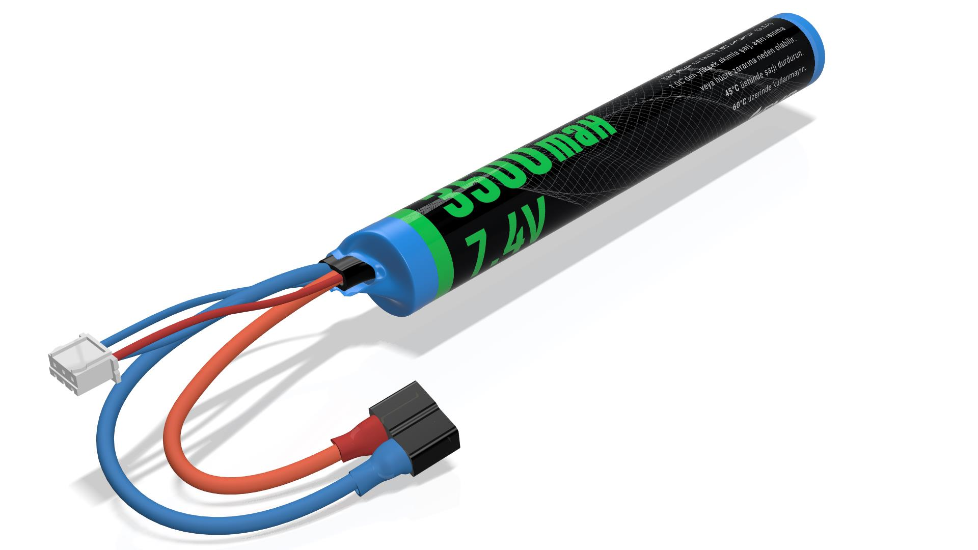 EMR 7.4V 3500mAh Çubuk - TPlug Airsoft Tüfek Pili