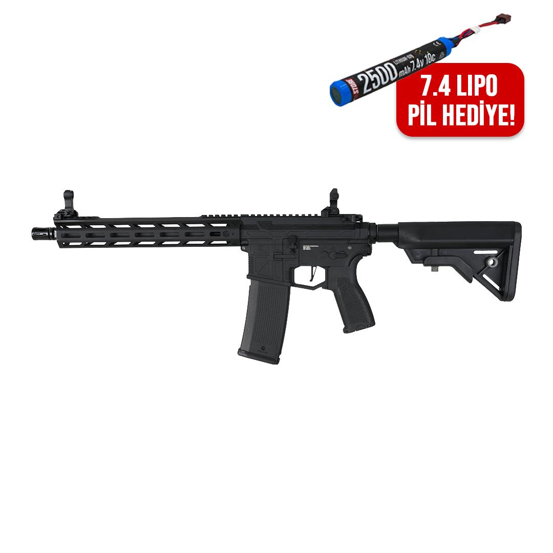 Evolution Ghost L EMR Carbontech ETS Airsoft Tüfeği + 7.4v LiPo Pil