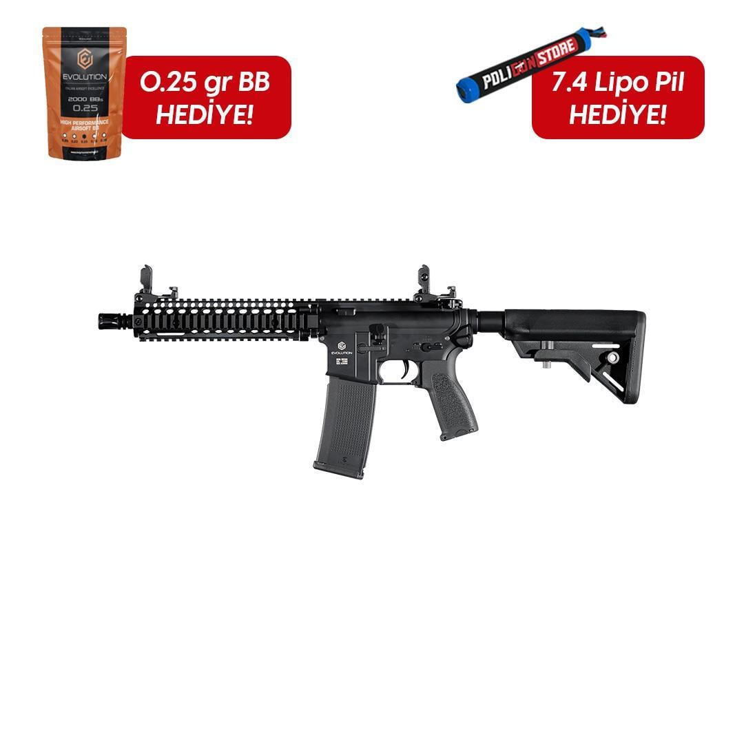 Evolution Recon MK18 Mod. 1 Airsoft Tüfeği + 7.4v LiPo Pil