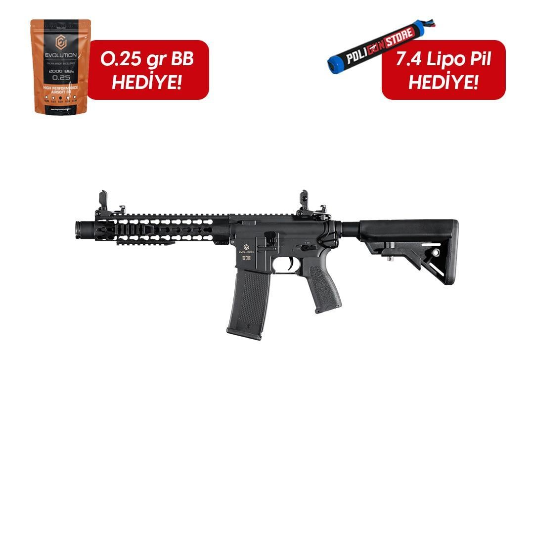 Evolution Recon Superlite Amplified Carbontech Siyah Airsoft Tüfeği + 7.4v LiPo Pil