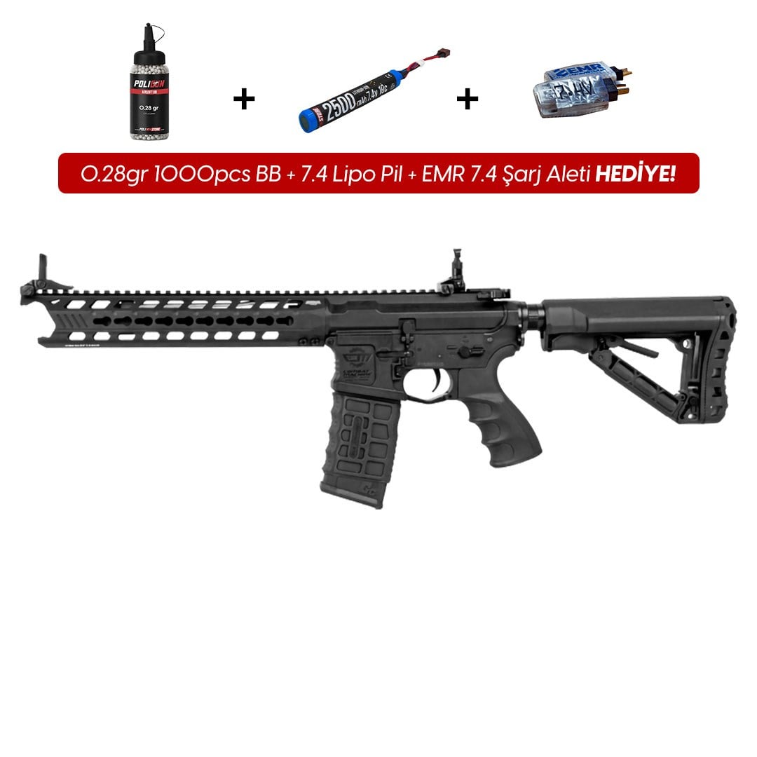 G&G CM16 Predator Siyah Airsoft Tüfeği