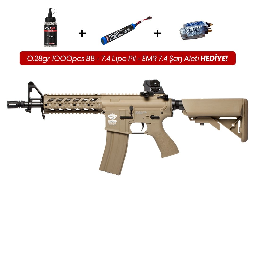 G&G CM16 Raider Tan Airsoft Tüfeği