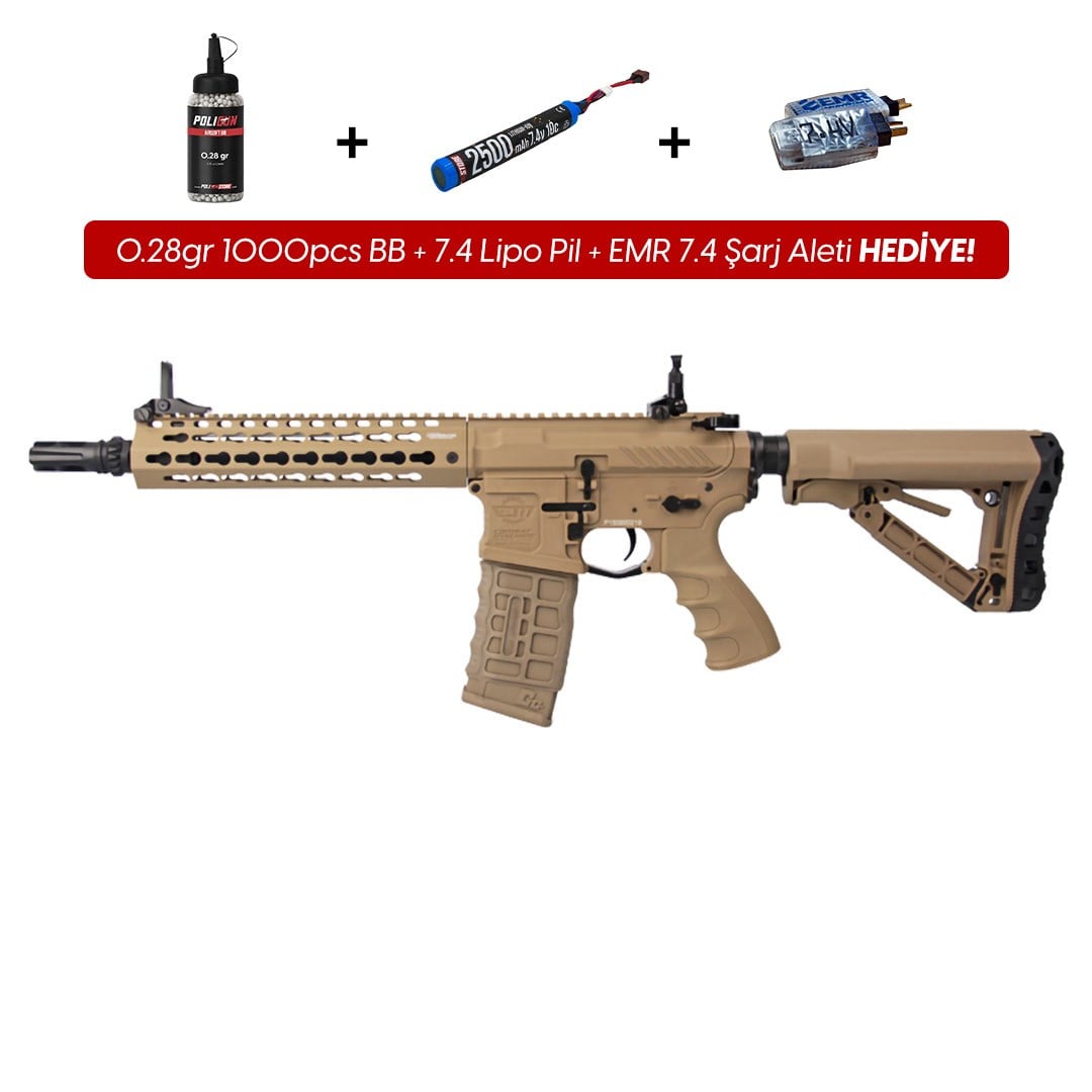 G&G CM16 SRL Tan Airsoft Tüfeği