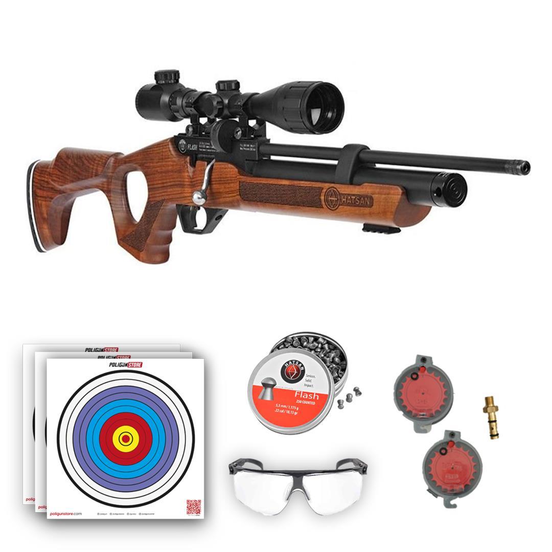 Hatsan Flash W 5.50mm PCP Havalı Tüfek