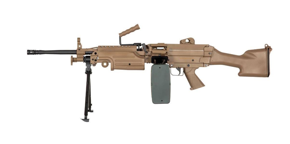 Specna Arms SA-249 MK2 CORE™ LMG Airsoft Tüfeği – Tan