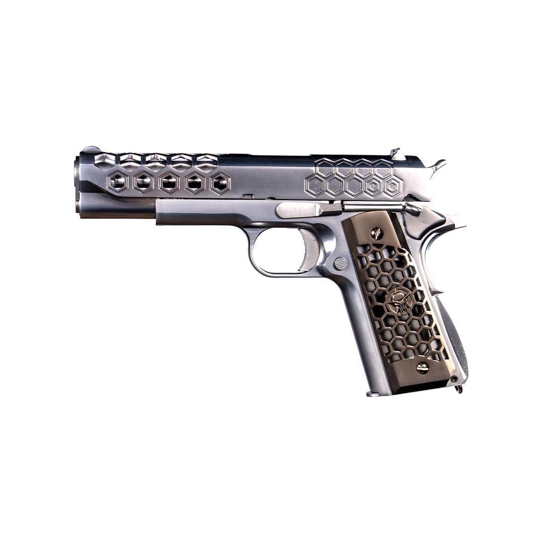 We 1911 Hex-Cut Gümüş Airsoft Tabanca