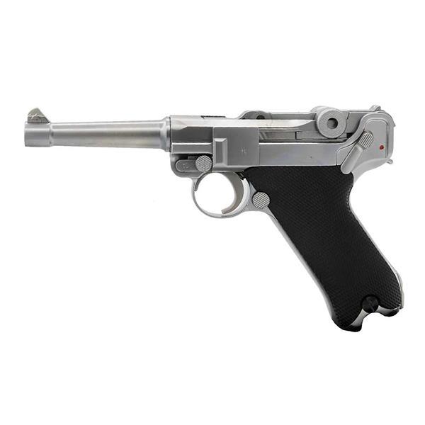 We Luger Parabellum P08 Silver Airsoft Tabanca