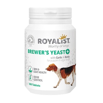 Royalist Brewers Yeast Köpekler İçin Deri Tüy Sağlığı ve Koku Giderici Tablet 150 Adet