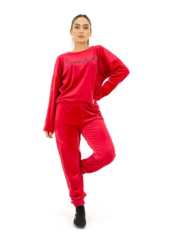Perfect Baskılı Fransız Kadife Pijama Takım Cazip Fiyatlarla Hemen İncele