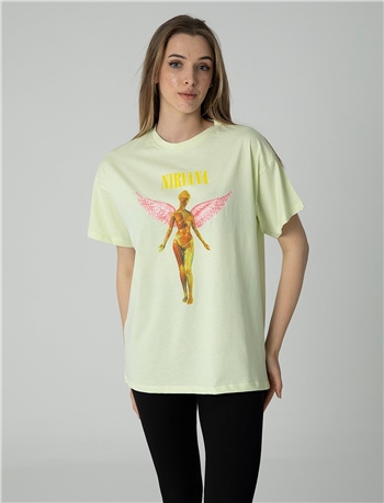 Nirvana Baskılı T-Shirt