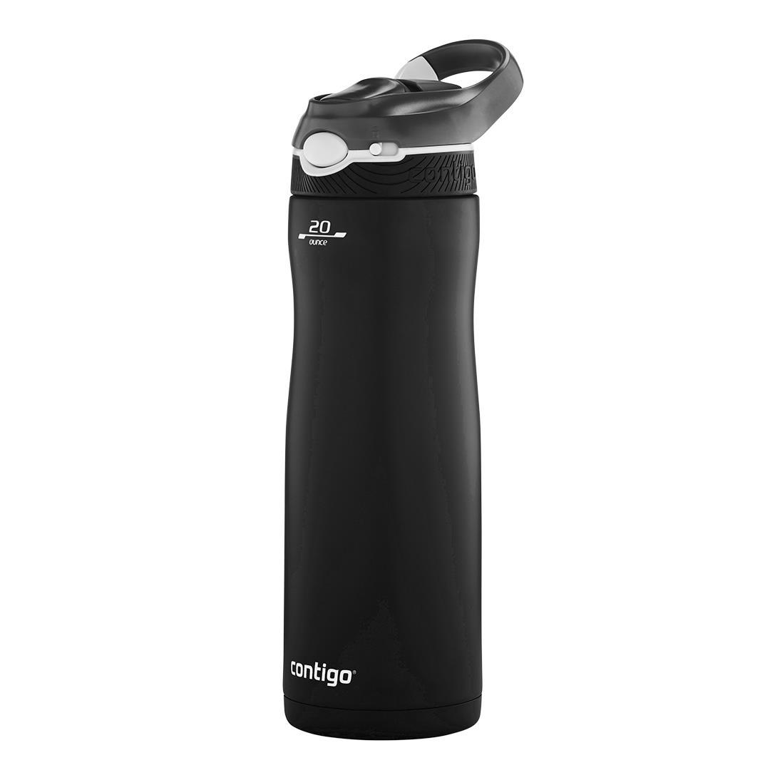Contigo Ashland Tek El Bas İç Kilitli Su Matarası 590ml  2136778 Siyah