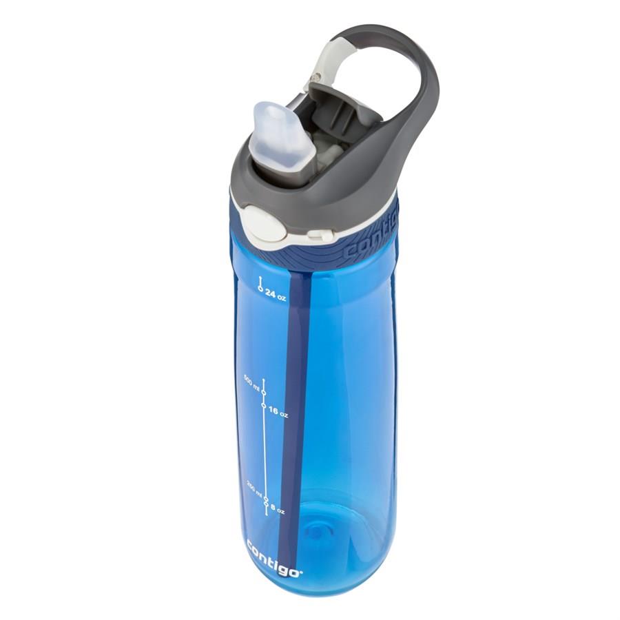 Contigo Ashland Tek El Bas İç Kilitli Su Matarası 720ml  2094636 Mavi