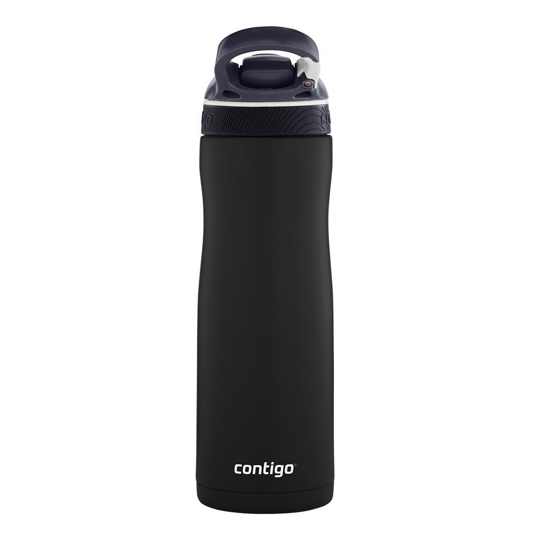 Contigo Ashland Tek El Bas İç Kilitli Su Matarası 590ml  2136778 Siyah