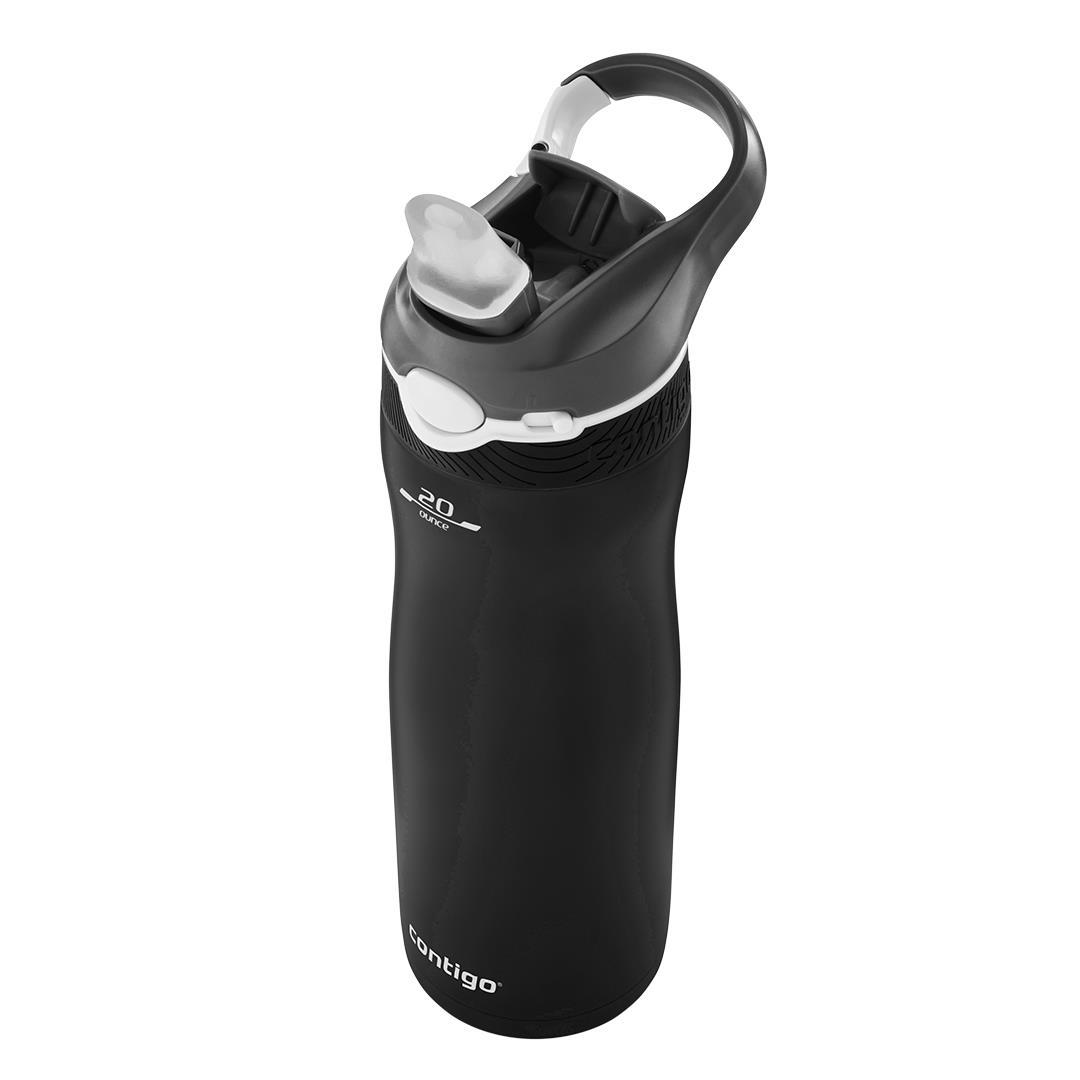 Contigo Ashland Tek El Bas İç Kilitli Su Matarası 590ml  2136778 Siyah