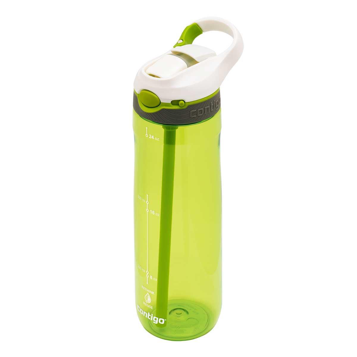 Contigo Ashland Tren Tek El Bas İç Kapaklı Su Matarası 720ml 2191380 Yeşil