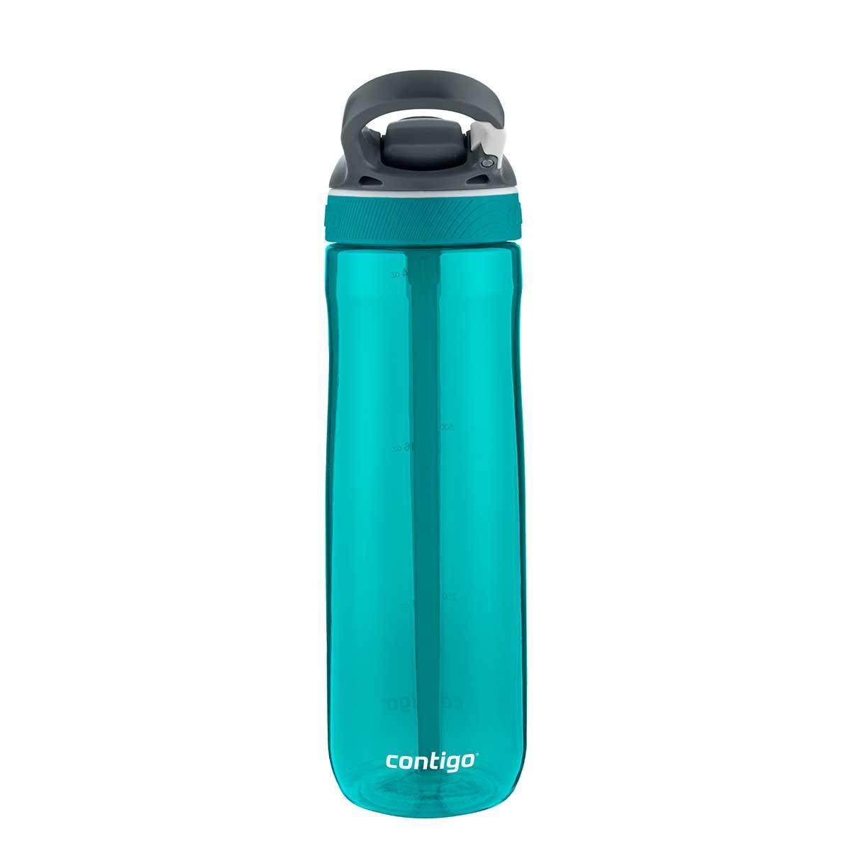 Contigo Ashland Tren Tek El Bas İç Kapaklı Su Matarası 720ml 2191381 Turkuaz