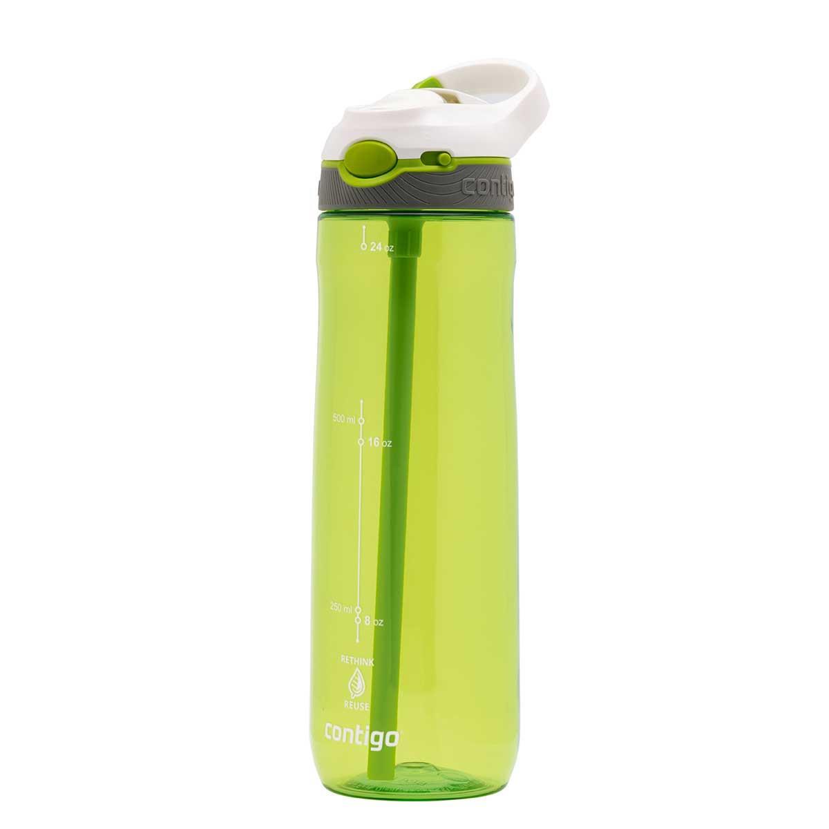 Contigo Ashland Tren Tek El Bas İç Kapaklı Su Matarası 720ml 2191380 Yeşil