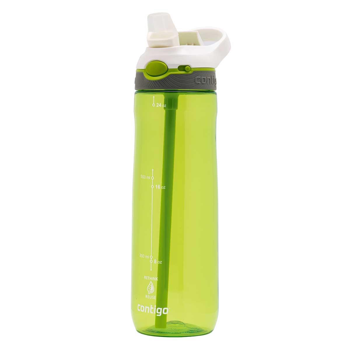 Contigo Ashland Tren Tek El Bas İç Kapaklı Su Matarası 720ml 2191380 Yeşil