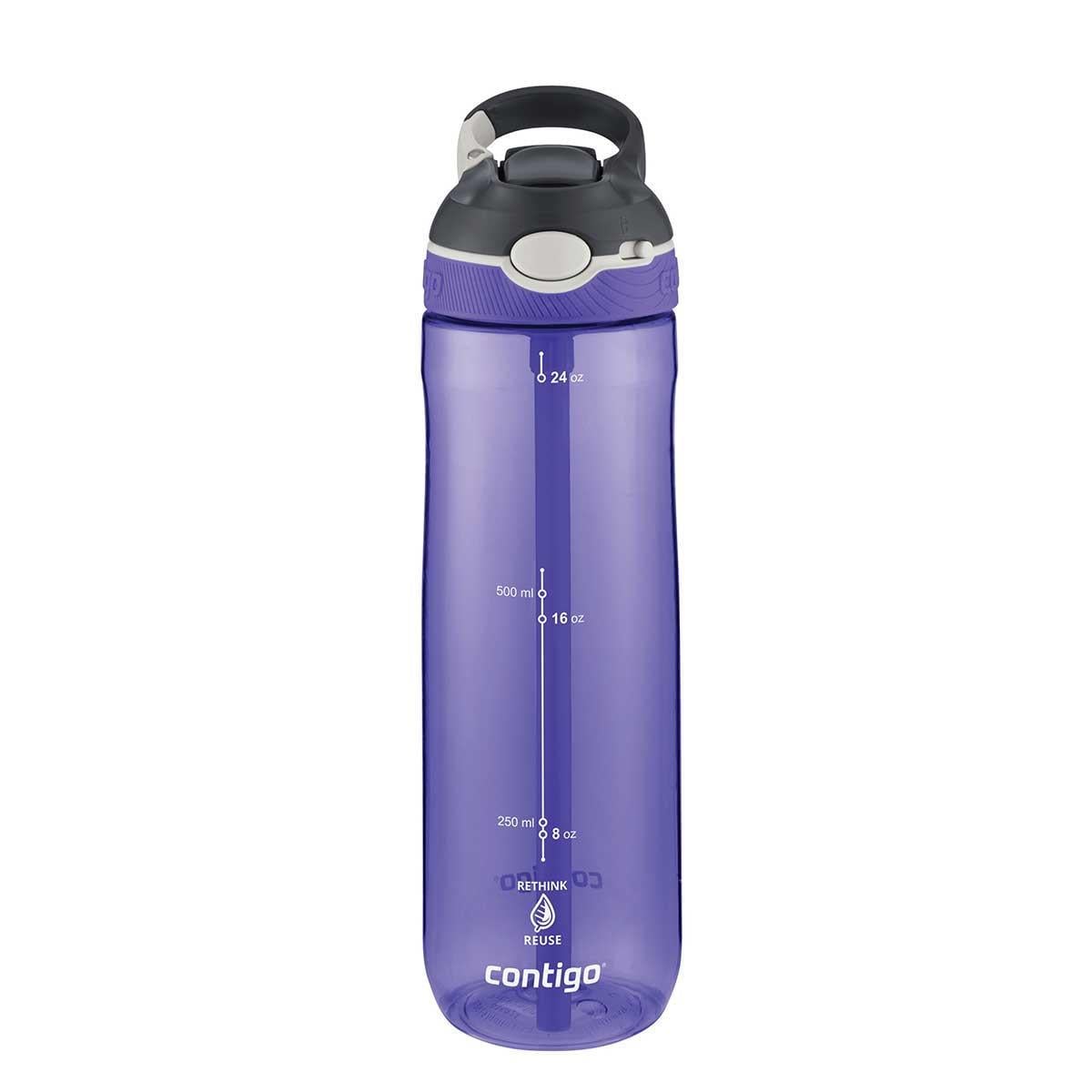 Contigo Ashland Tren Tek El Bas İç Kapaklı Su Matarası 720ml 2191383 Lila