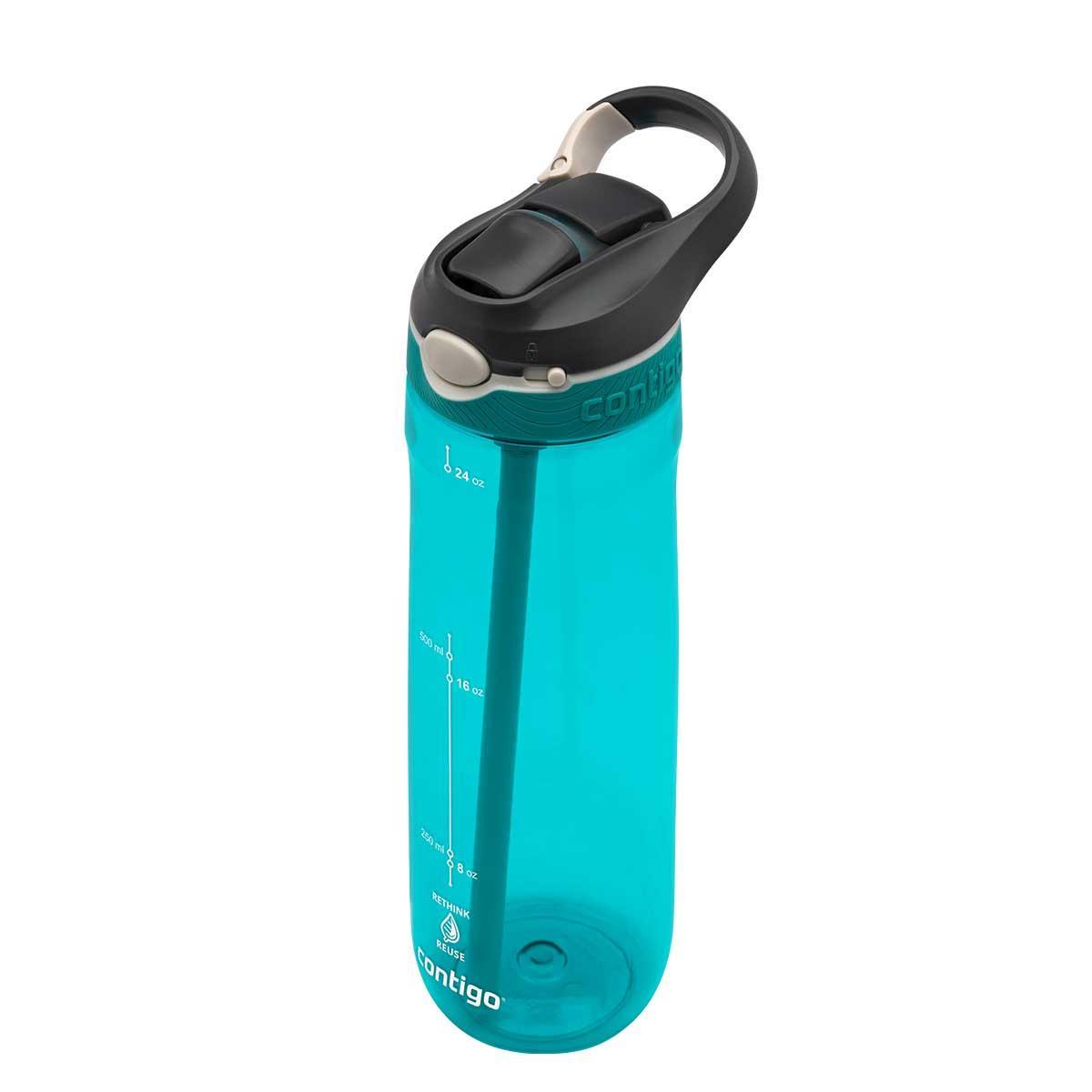 Contigo Ashland Tren Tek El Bas İç Kapaklı Su Matarası 720ml 2191381 Turkuaz