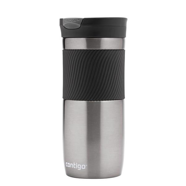 Contigo Byron Vakumlu Termos Matara Tek El Kaldır İç 470ml  2095560 Koyu Gri