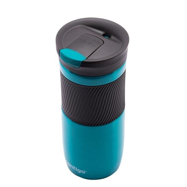 Contigo Byron Vakumlu Termos Matara Tek El Kaldır İç 470ml  2095662 Turkuaz