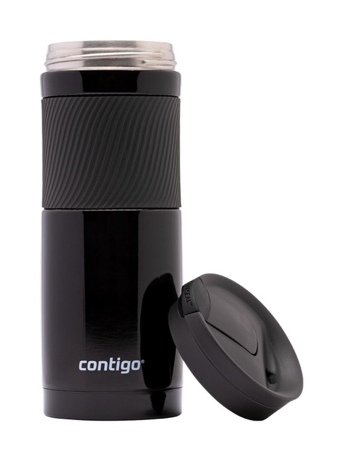 Contigo Byron Vakumlu Termos Matara Tek El Kaldır İç 590ml  2095634 Siyah