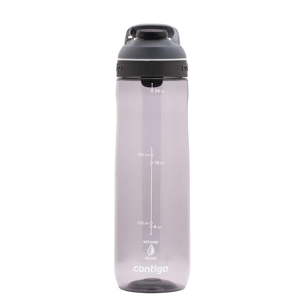Contigo Cortland Tren Tek El Bas İç Kapaklı Su Matarası 720ml 2191388 Gri