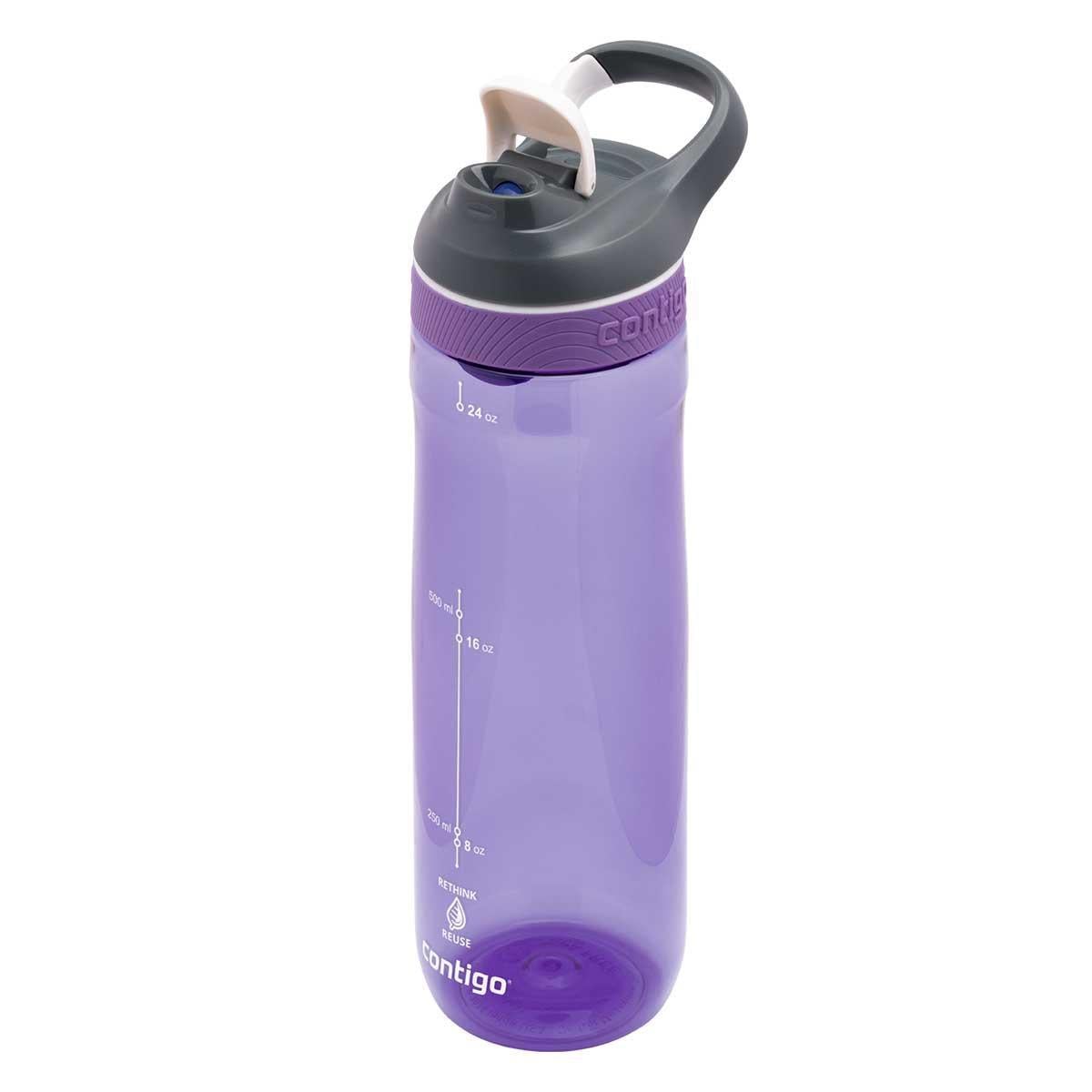 Contigo Cortland Tren Tek El Bas İç Kapaklı Su Matarası 720ml 2191389 Mor