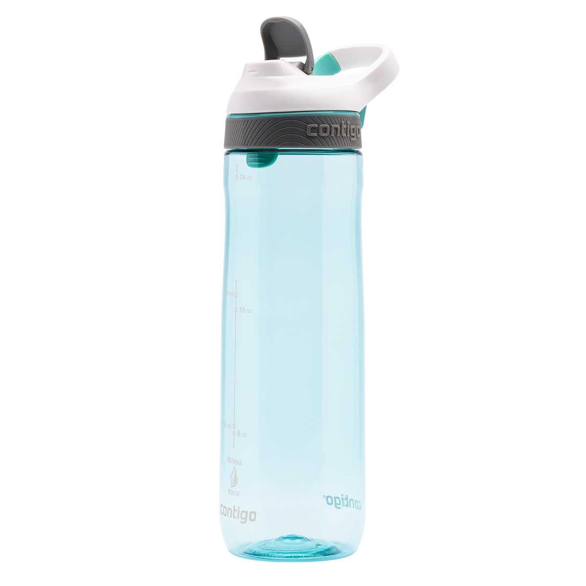 Contigo Cortland Tren Tek El Bas İç Kapaklı Su Matarası 720ml 2191387 Turkuaz